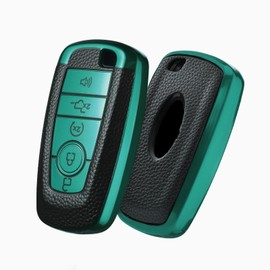 ELOHEI for Ford Key Fob Cover Case, Soft TPU Key Fob Case Protector Holder for 2017 2018 2019 Ford Fusion F150 F250 F350 F450 F550 Edge Explorer Escape Mustang Remote Keyless Entry