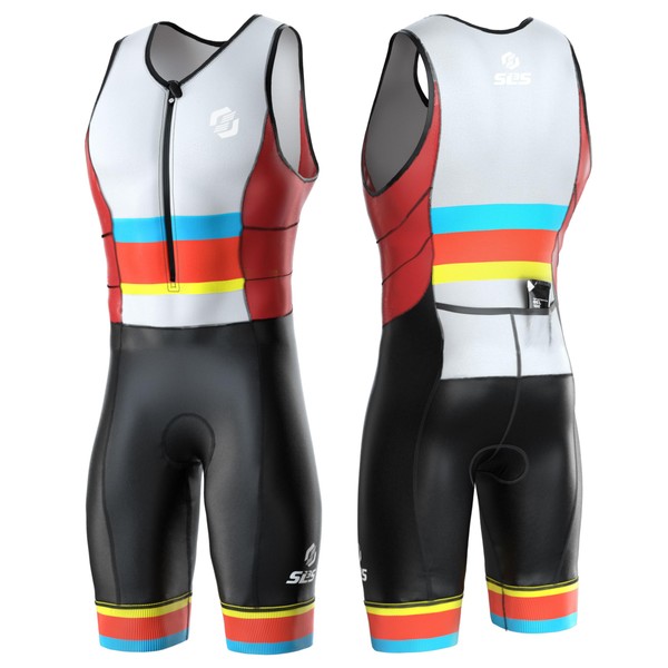 SLS3 AG Triathlon Suit Men - Durable FRT Sleeveless Trisuit