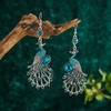 Peacock Chandelier Earrings, Peacock Bird Dangle Earrings for Women, Bohemian