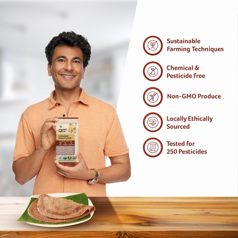 Organic Tattva Ragi Flour 1Lb