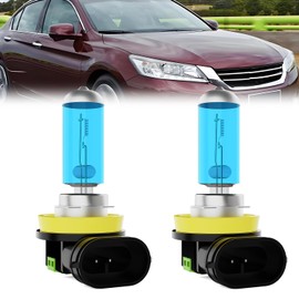 LECCIBUB Fog Light Bulbs Fit For Honda Accord 2006-2015, H11 Fog Lights Halogen Bulb, 6000K White Light, Plug and Play, Pack of 2