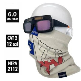 Fullsheild FR Flame Resistant Face Mask Full Cover Neck Gaiter Snood for Welding Hunting Army Military Working (Texas, Onesize)