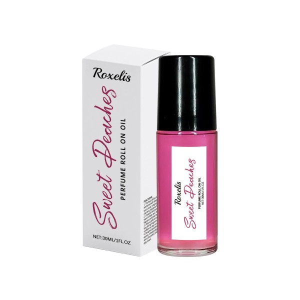 Unbranded Peach Pink Ball Perfume Small Fresh Roller Perfume Fresh