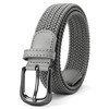CHAOREN Woven Boys Belt, 1.25" Elastic Braided Kids Belt, Casual
