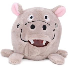Toyland® 8cm Furry Animal Jelly Squeezers - Children's Novelty Toys - Hippo