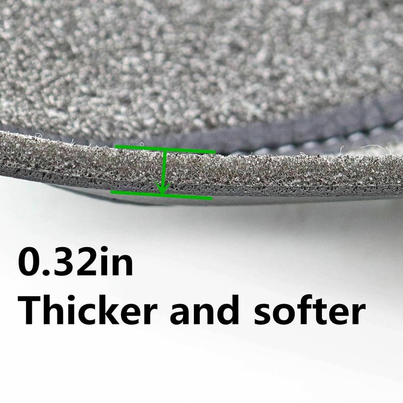 BuliBoao Door Panel Armrest Cover Replacement Gray Compatible with Honda