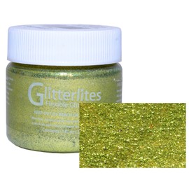 Angelus Glitterlites Flexible Glittercoat 29.6ml Bottle - Limelite