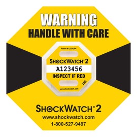 Impact Indicators Shockwatch 2 · 25G (Yellow) - Pack of 10