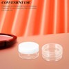 Healeved 24pcs Refillable Face Cream Jars Cosmetic Containers Seal Lids