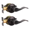 Probrico 2 Pack Keyed Alike Entry Door Lever [Lock with