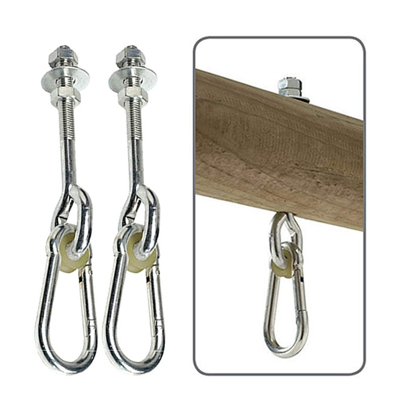 Ndier Swing Thread Hook Playground Yoga Seat Safety Lock Ceiling
