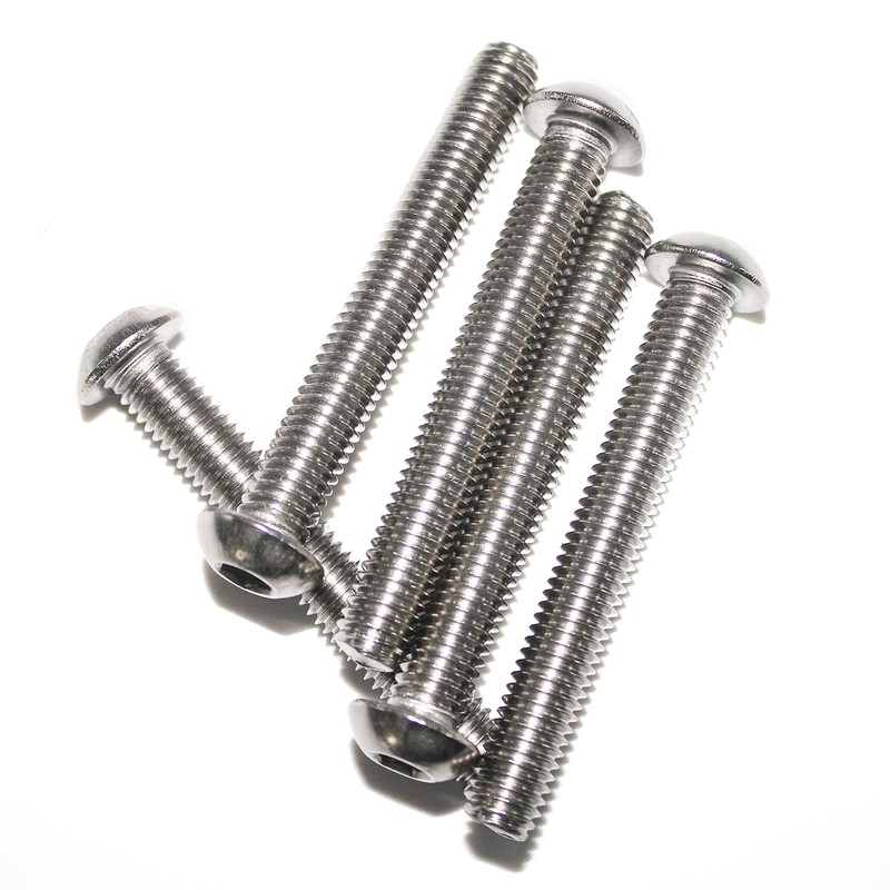 M4 x 40 ISO 7380 Machine Screw Half Round Head