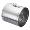 PATIKIL 12" HVAC Duct Manual Volume Damper, Metal Adjustment Airflow