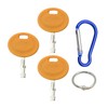 laffoonparts 925-1744A 3PCS Ignition Key Replacement for MTD Lawnmower Models,