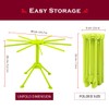 Ourokhome Collapsible Spaghetti Drying Rack- Plastic Household Pasta Hanging Dryer