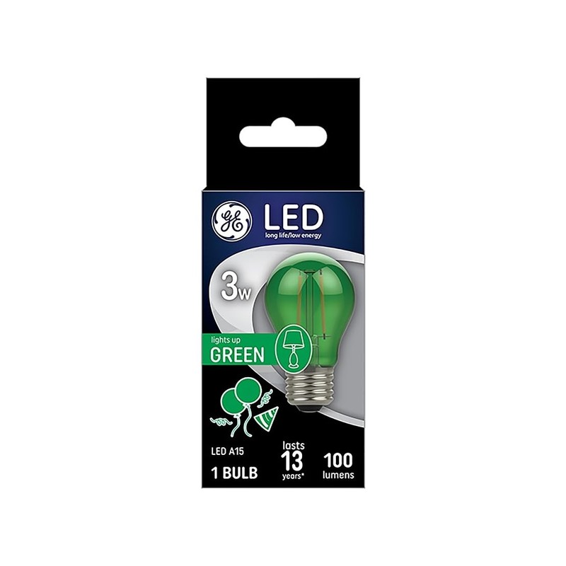 PARTY BULB GRN SFT WH 3W