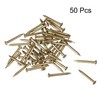 sourcing map Small Tiny Brass Nails 1.2x12mm for DIY Decorative