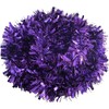 SHATCHI 4Pcs Purple 1.8m/6ft Xmas Metallic Chunky Tinsel Garland for