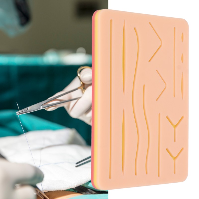 Medical Training Skin Model Lightweight Portable Simulation Silicone Suture Practice