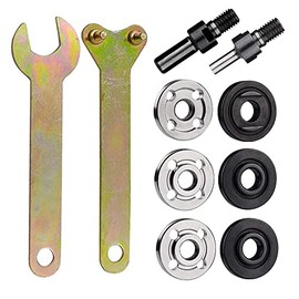 Mesee 6 in 1 Electric Drill Conversion Angle Grinder Adapter Connecting Rod Kit , 6mm & 10mm Arbor Mandrel Adapter with Spanner Variable Shaft Coupler Converter Tool
