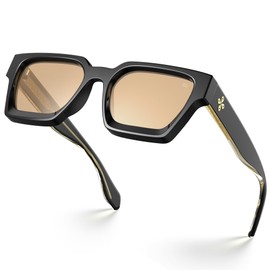 VISOONE Fashion 100% UV400 Protection Rectangle TR90 Y2K Sunglasses Accessories for Women Men RIVER