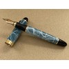 Rhapsody Jinhao x450 0.5mm Medium Point Blue Marble Fountain Pen