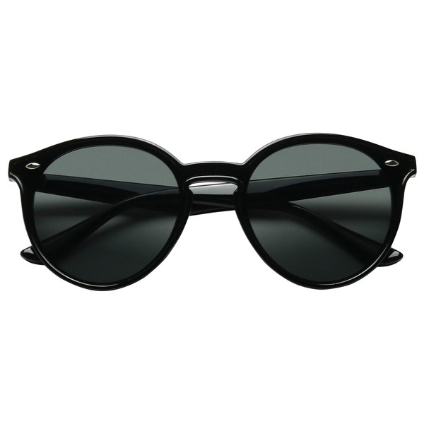 ShadyVEU Oversized Round Cat Eye Sunglasses P3 Keyhole Bridge Retro