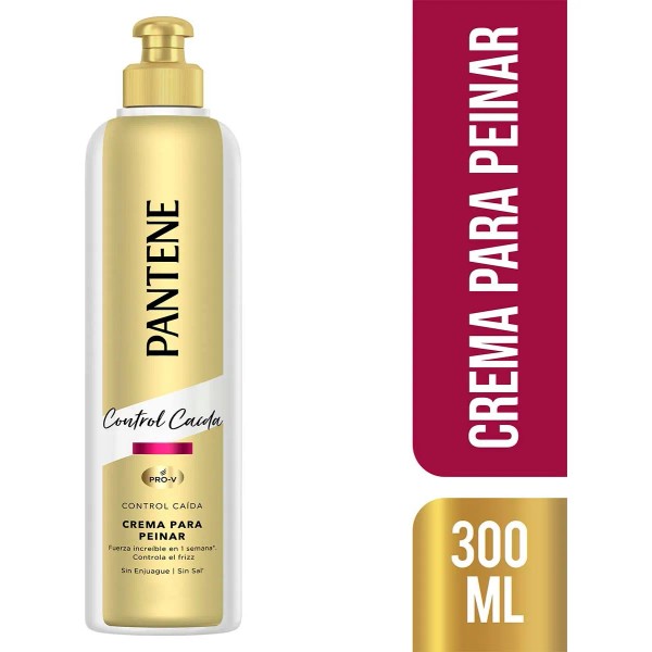 Crema para Peinar Pantene Control Caída Fuerza Increíble, Controla el