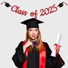 Pre-Strung Class of 2025 Banner, Graduation Party Decorations, Congratulations Grad