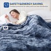 SEALY Electric Blanket Queen Size, Faux Fur & Flannel Heated