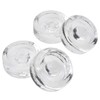 4Pcs Glass Fermentation Weights with Handles for Keeping Vegetables Submerged