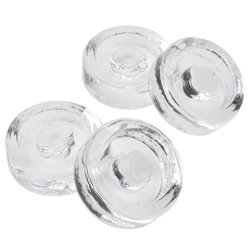 4Pcs Glass Fermentation Weights with Handles for Keeping Vegetables Submerged