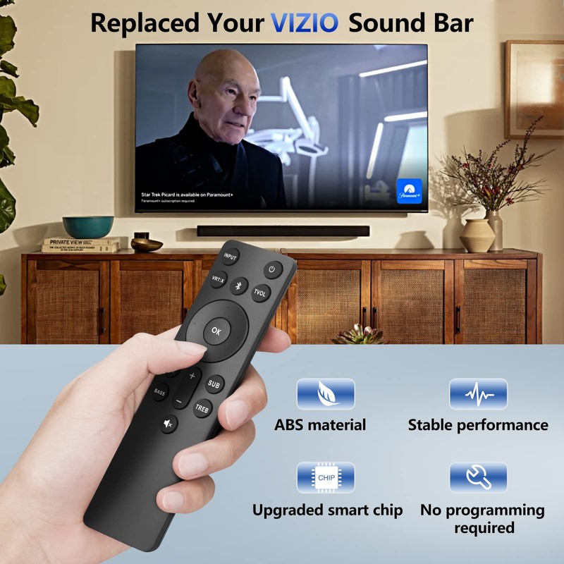 for VIZIO-Soundbar-Remote, Replacement for VIZIO 5.1/2.1 Home Theater Sound Bar，for