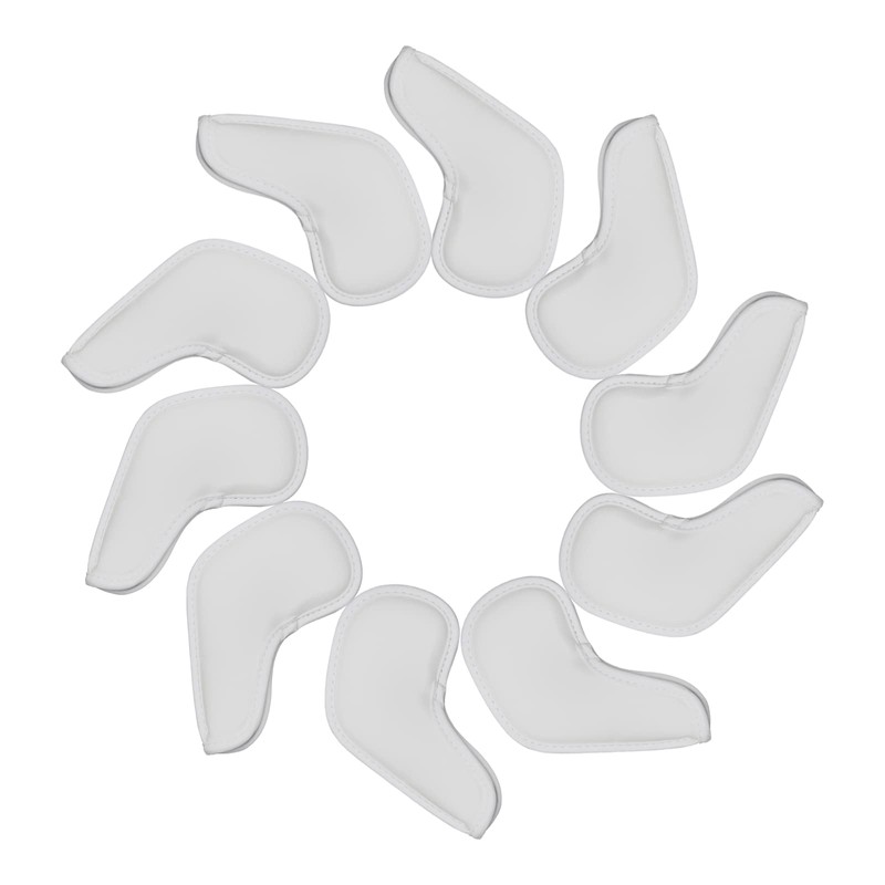 Scott Edward 10 Pcs Leather Golf Iron Head Covers Strong