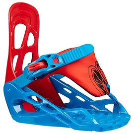 HEAD Junior All-Mountain EVA Pads Lightweight P JR Snowboard Bindings, Blue/Red, S