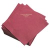 Geschenke mit Namen Napkins motif, rose tendril, embossed in gold