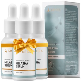 Abera Melasma Serum with Niacinamide and Hyaluronic Acid, Dark Spot Corrector Serum, Melasma Treatment for Face, Suitable for All Skin Types, 0.68 fl. Oz, Set of 3