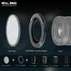 H&Y Step Up Rings for Filters Adapter Variable Step Up