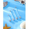 Hoeudjo Pregnancy Belly Rings Maternity Belly Button Rings Plastic Long