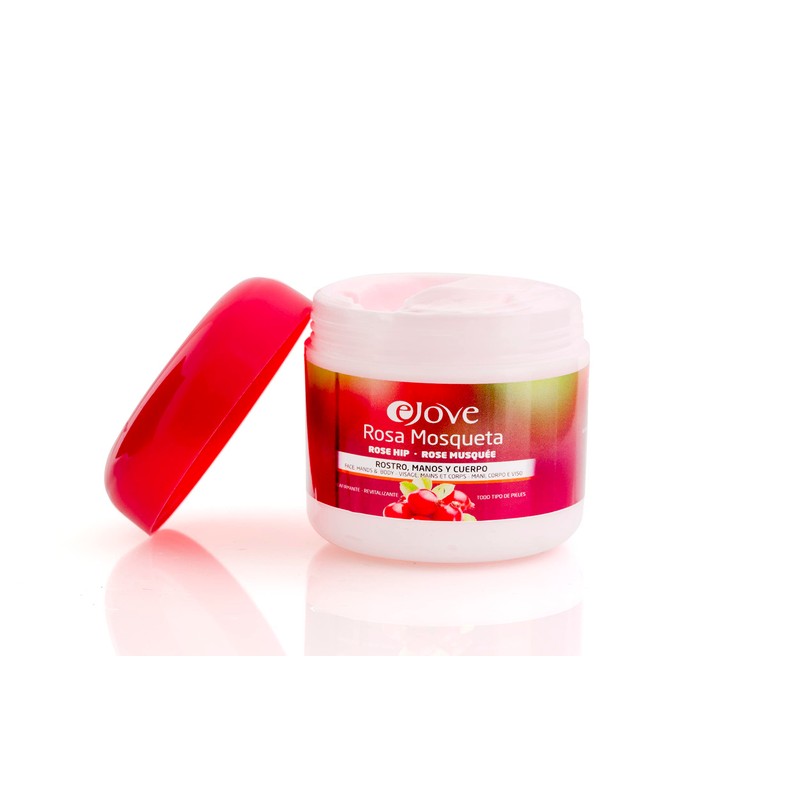 eJove Crema Rostro, Manos y Cuerpo Rosa Mosqueta, 300 ml
