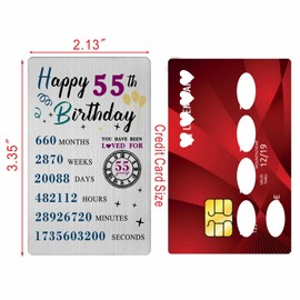 55th Birthday Card for Women Men 1969- Happy 55 Year Birthday Gifts for Female Male Him Her