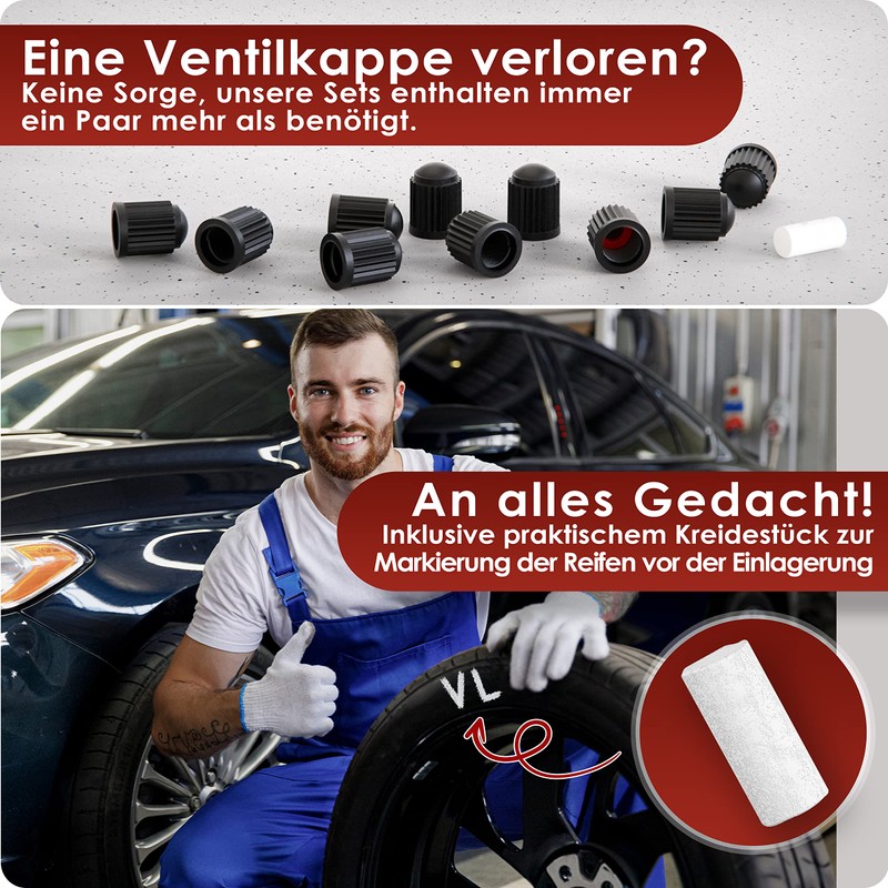 Kitchen Helpis - Car/Motorcycle Valve Caps, Tyre Valve Caps, With