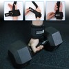 2pcs Adjustable Wrist Cuffs Weightlifting Straps with Ring Premium Padded