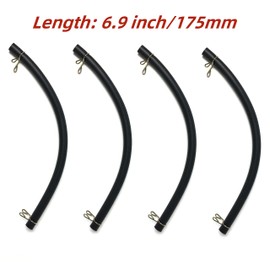 4PCS Carburetor Fuel Line W/Clamp For Predator 212cc 6.5HP Gas Engine 3200/4000W 3500/4375W For Wen 4050 4500 4750 For DuroStar 4400W 7HP For Champion CPE 3000W 4000W For Generac Centurion GP3250(4)