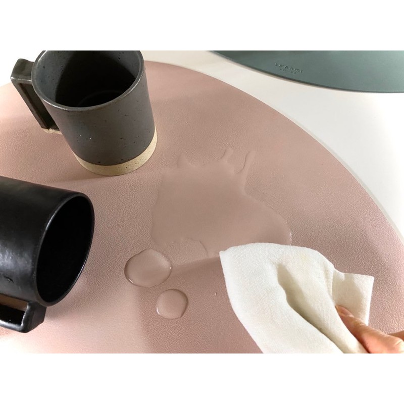 Le&amp;Me [Sisihosi] Le&amp;Me pebble leather cup mat, 229760448 Navy Over