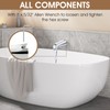 Tub Spout with Diverter,Easy to Install Bathtub Faucet，American Standard Tub