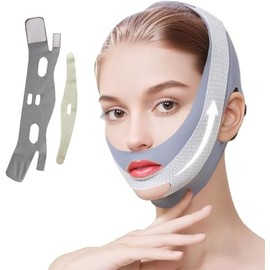 Reductor de Papada, Lifting de cara Correa, Papada Reductor Mujer, Faja papada, Facial Adelgazante Correa Faja Adelgazante Vendaje Cinturón Vendaje Es