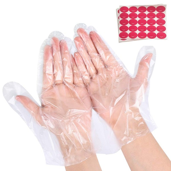 Pack of 100 Paraffin Plastic Bath Bags, Comfortable Disposable Plastic Hand Care Bags, Handbags for Wax Treatment Bags for Thermotherapy