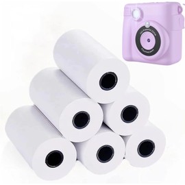 Instant Print Camera, Kids Camera Digital Camera 1080P HD Photo and Video Recording with 32G SD Card, 3 Rolls Photo Paper for Age 6-12 Boys and Girls Birthday Chirstmas Gifts (ROSS005)