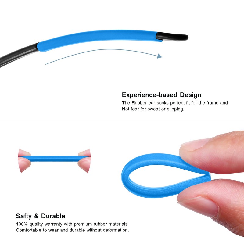 Calcetines para anteojos de sol Oakley Whisker, Blue Ear Socks,